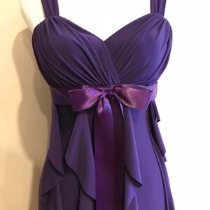 Elegant Purple Evening Dress